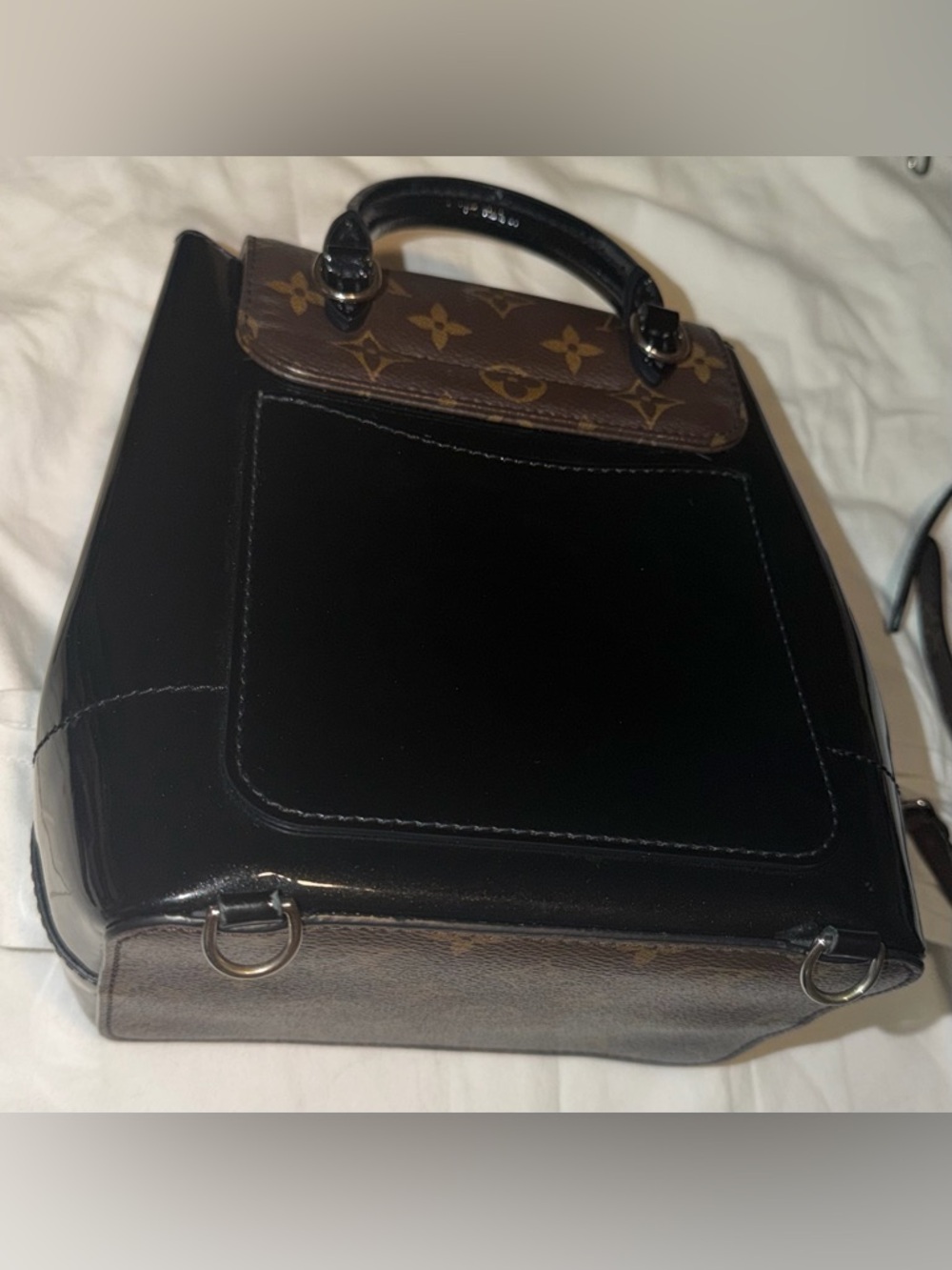 Louis Vuitton monogram hot springs mini backpack crossbody black - Picture 11 of 15
